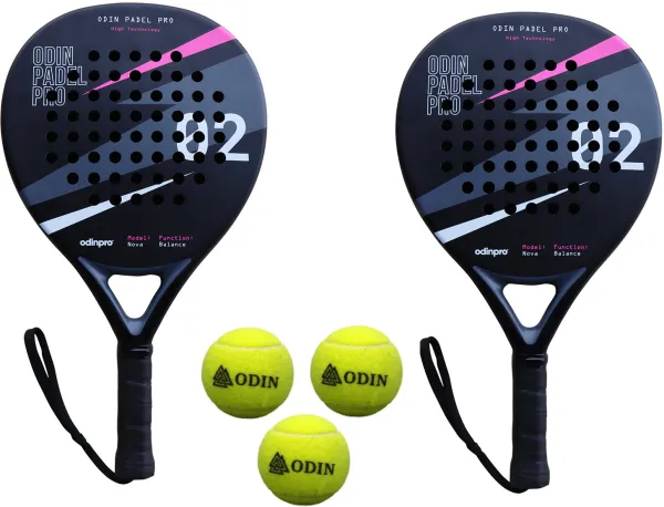 Odin Padel PAKKETILBUD (Odin Padel Nova Balance + Odin Padel Bolde - 3 stk.)
